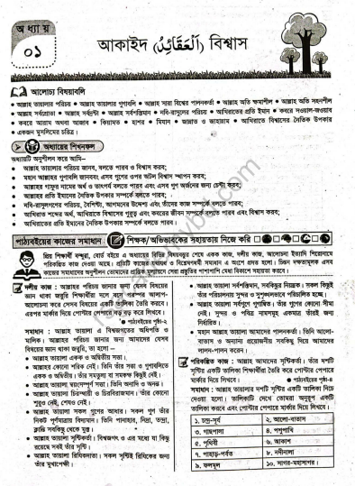 ইসলাম শিক্ষা গাইড পঞ্চম শ্রেণি PDF | Class 5 Islamic Studies Guide