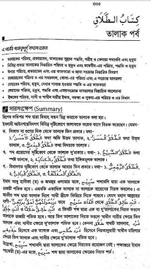 Alim Al Fiqh 1st Paper Talak Part (Kitabut Talaq) Guide PDF