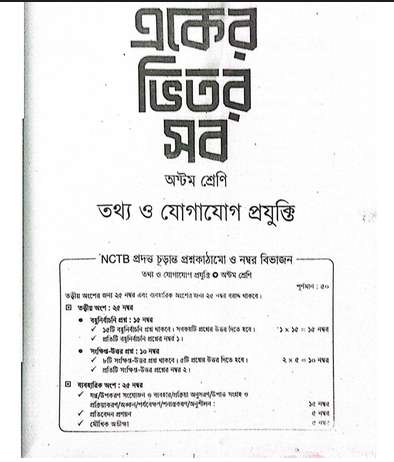 Class 8 ICT Guide Book PDF 2026 (New Edition) – অষ্টম শ্রেণির আইসিটি গাইড ডাউনলোড