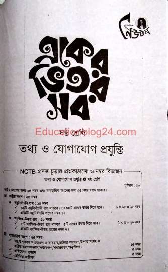 Class 6 ICT Guide/Note 2026 PDF Download – ষষ্ঠ শ্রেণির তথ্য ও যোগাযোগ প্রযুক্তি গাইড